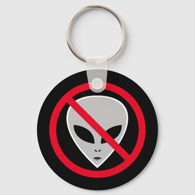 Anti Alien Keychain (Front)
