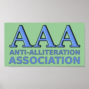 Anti-Allitation Association Drôle Poster