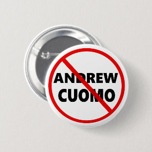 Anti-Andrew Cuomo Bold Print Popular 2 Inch Round Button