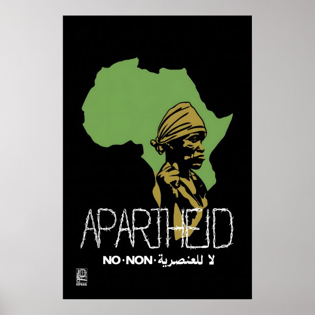 Anti-Apartheid Poster OSPAAAL (Front)