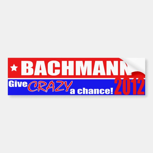Anti-Bachmann Bumper Sticker (Front)
