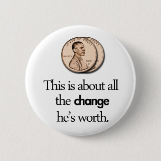 ANTI BARACK OBAMA 2 INCH ROUND BUTTON
