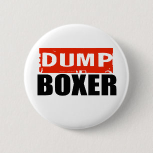 ANTI-BARBARA BOXER 2 INCH ROUND BUTTON