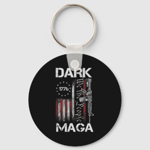 ANTI-BIDEN DARK MAGA SUPPORT TRUMP KEYCHAIN