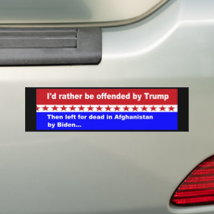 Anti-Biden Left For Dead! Bumper Sticker