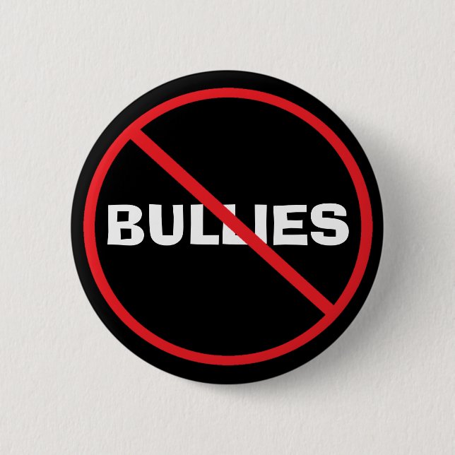 Anti Bullying 2 Inch Round Button (Front)
