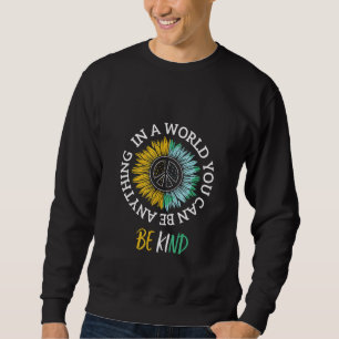 Anti Bullying Be Kind Sign Language We Wear Orange Sweatshirt