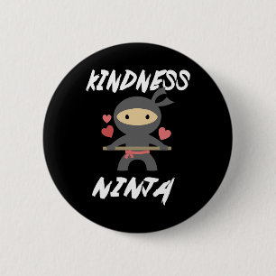 Anti Bullying Fun Kindness Ninja School Teacher St 2 Inch Round Button