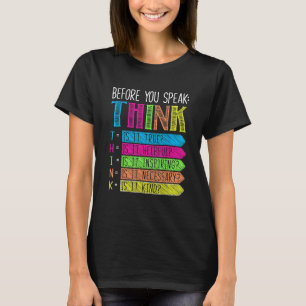 Anti Bullying Shirts Men Women Kids Before You Spe