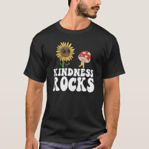 Anti Bullying Sped Teacher Hippie Sunflower Kindne T-Shirt