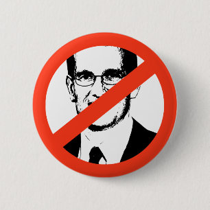ANTI-CANTOR: Anti-Eric Cantor 2 Inch Round Button