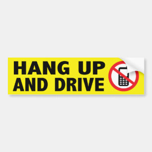 Anti-Cell Phone Bumper Sticker