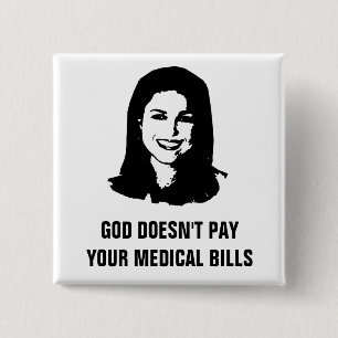 Anti- Christine O'Donnell 2 Inch Square Button