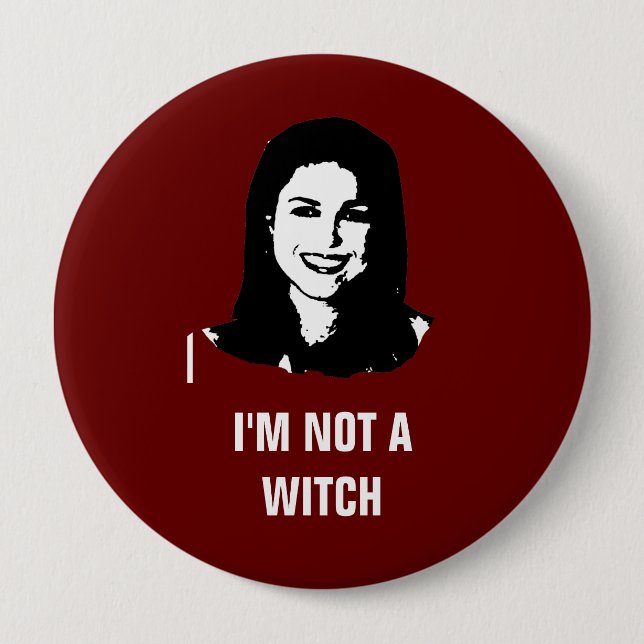 Anti- Christine O'Donnell 4 Inch Round Button (Front)
