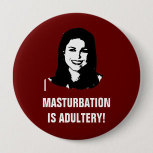 Anti- Christine O'Donnell 4 Inch Round Button