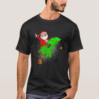 Anti Christmas Christmas Tree Santa Claus Middle F T-Shirt