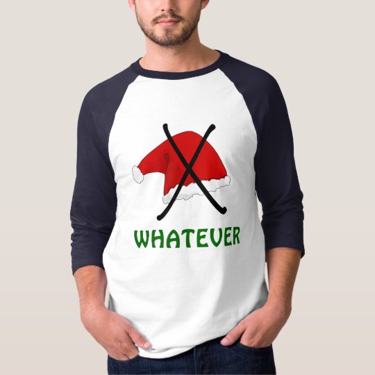 Anti Christmas Santa Claus Hat Tee-Shirt T-Shirt