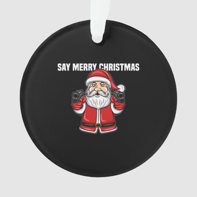 Anti Christmas Say Joyeux Noël Père Noël avec des  (devant)