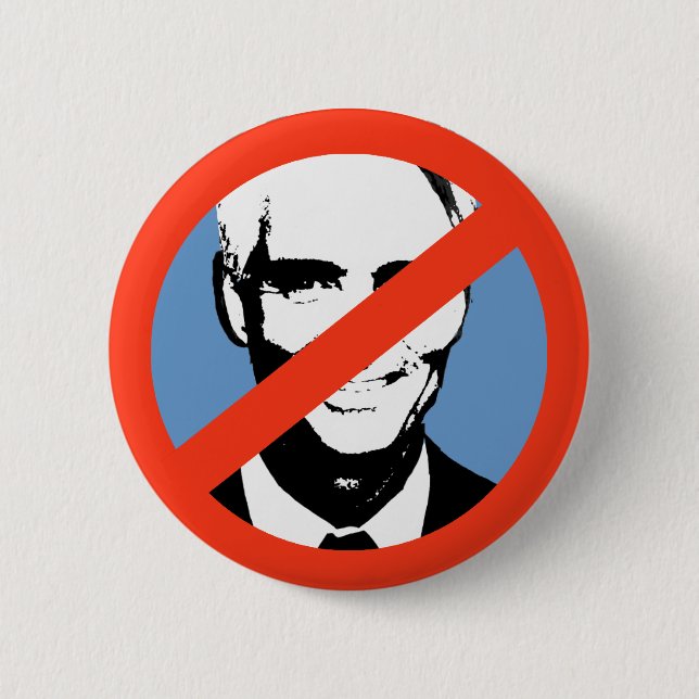 ANTI-CRIST: ANTI-Charlie Crist Gear 2 Inch Round Button (Front)