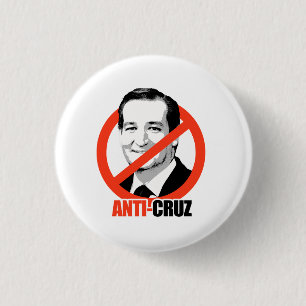 Anti-Cruz 1 Inch Round Button
