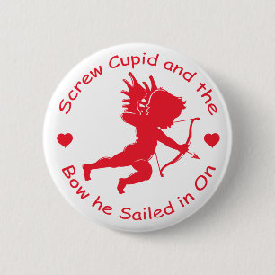 Anti Cupid Gear 2 Inch Round Button