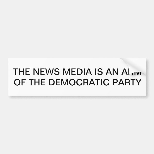 Anti-Democrat,Anti-Obama ,Bumper sticker (Front)