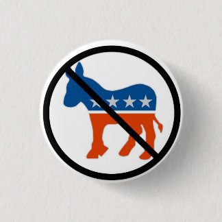 Anti-Democrat Button
