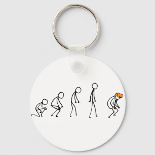 Anti Donald Trump cartoon keychain