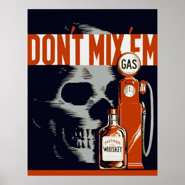 Anti Drunk Driving Poster (Front)