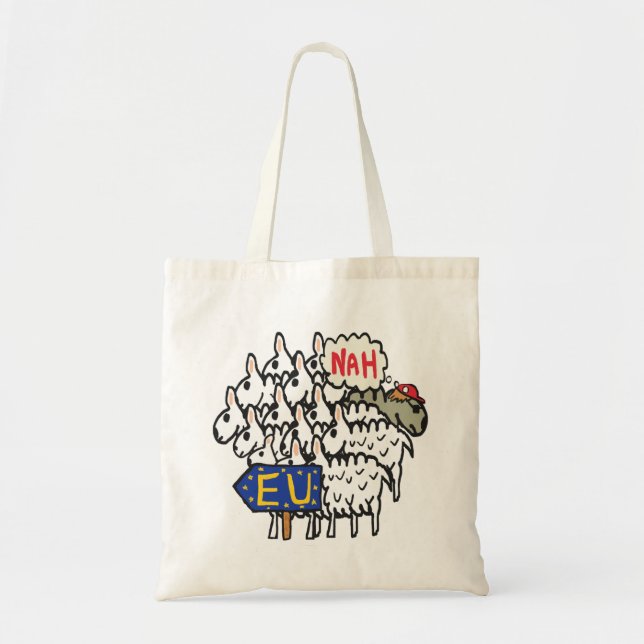 Anti EU Brexit Tote Bag (Front)