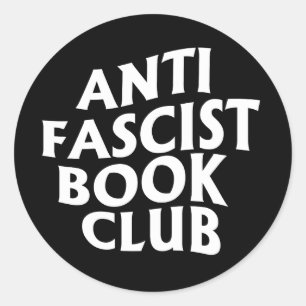 Anti Fascist Book Club Classic Round Sticker