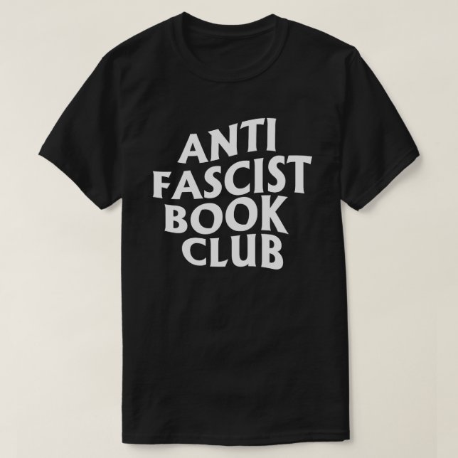 Anti Fascist Book Club T-Shirt (Design Front)