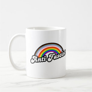 Anti-Fascist Rainbow Coffee Mug