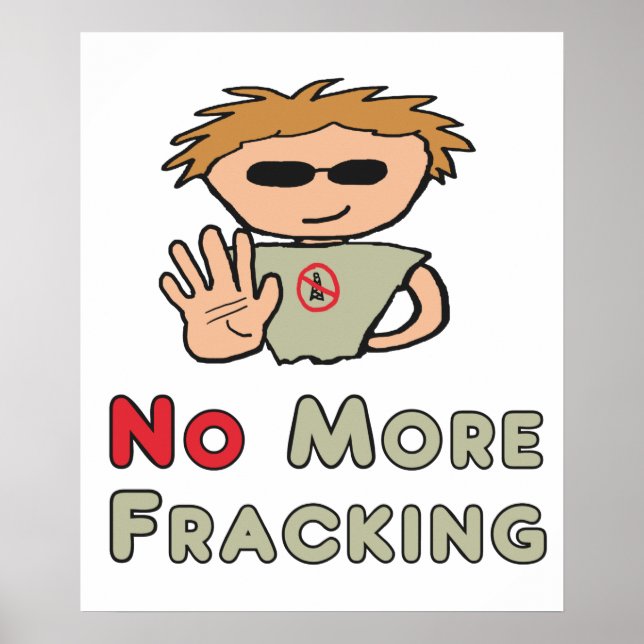 Anti Fracking Poster (Front)