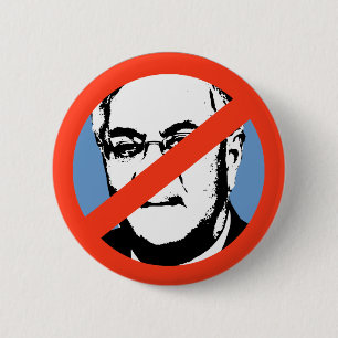 ANTI-FRANK / Anti- Barney Frank 2 Inch Round Button