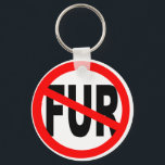 Anti Fur Design Keychain<br><div class="desc">Against Fur</div>