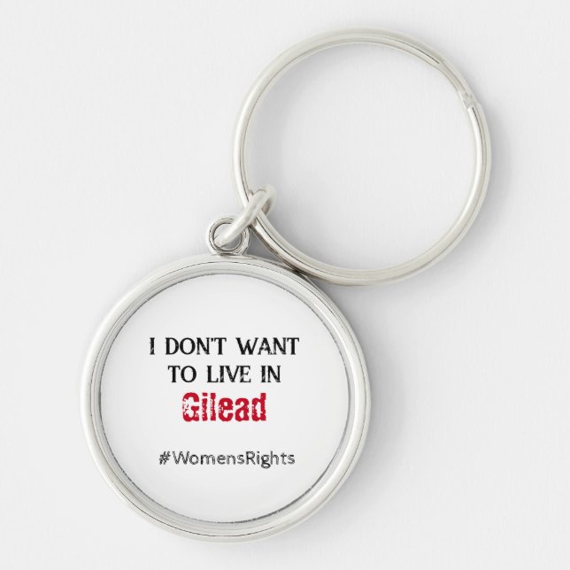 Anti Gilead Womens Rights Keychain (Front)