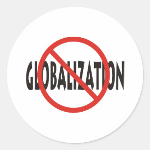 Anti-Globalization Classic Round Sticker