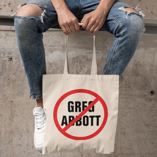 Anti Greg Abbott Texas Democrat Tote Bag (Creator Uploaded)
