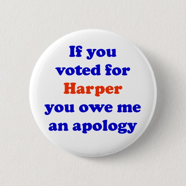 Anti-Harper Button (Front)