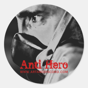 Anti-Hero Respirator Sticker