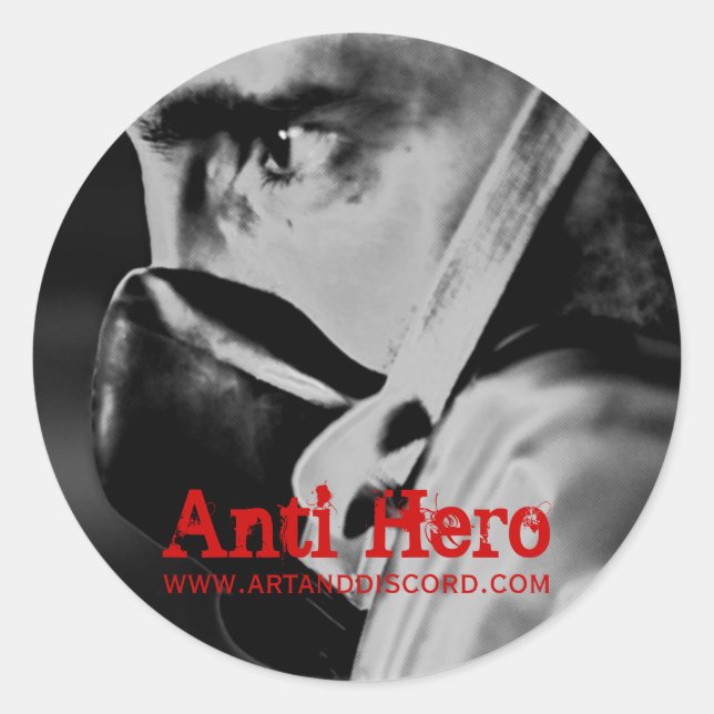 Anti-Hero Respirator Sticker (Front)