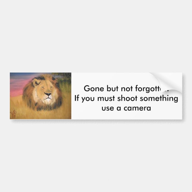 anti-hunting bunper sticker (Front)