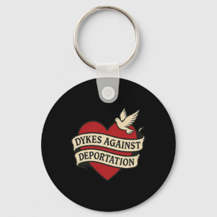 Anti Ice Deportation Protest Immigration Activist  Keychain