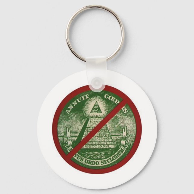 Anti Illuminati keychain (Front)