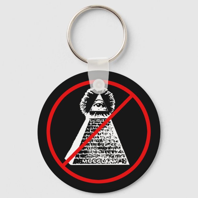 Anti Illuninati Keychain (Front)