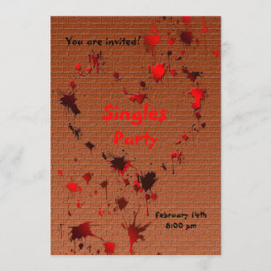 Anti- invitation de partie de Saint-Valentin