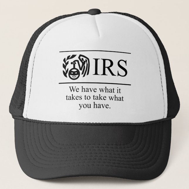 Anti-IRS  $17.95 (11 colours) Collectable Trucker Hat (Front)
