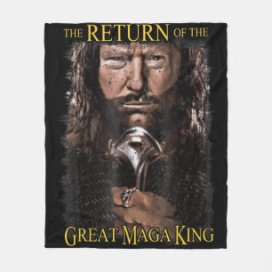 Anti Joe Biden Ultra Maga The Return Of The Great Fleece Blanket