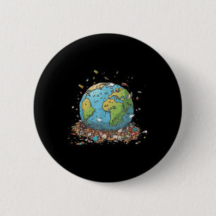 Anti Littering No Environment Environmental Protec 2 Inch Round Button